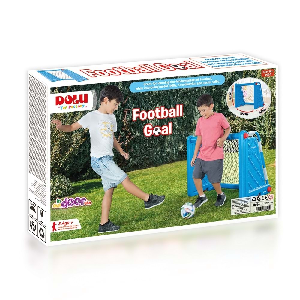 Minyatür Futbol Kalesi 100*75*55cm Dolu
