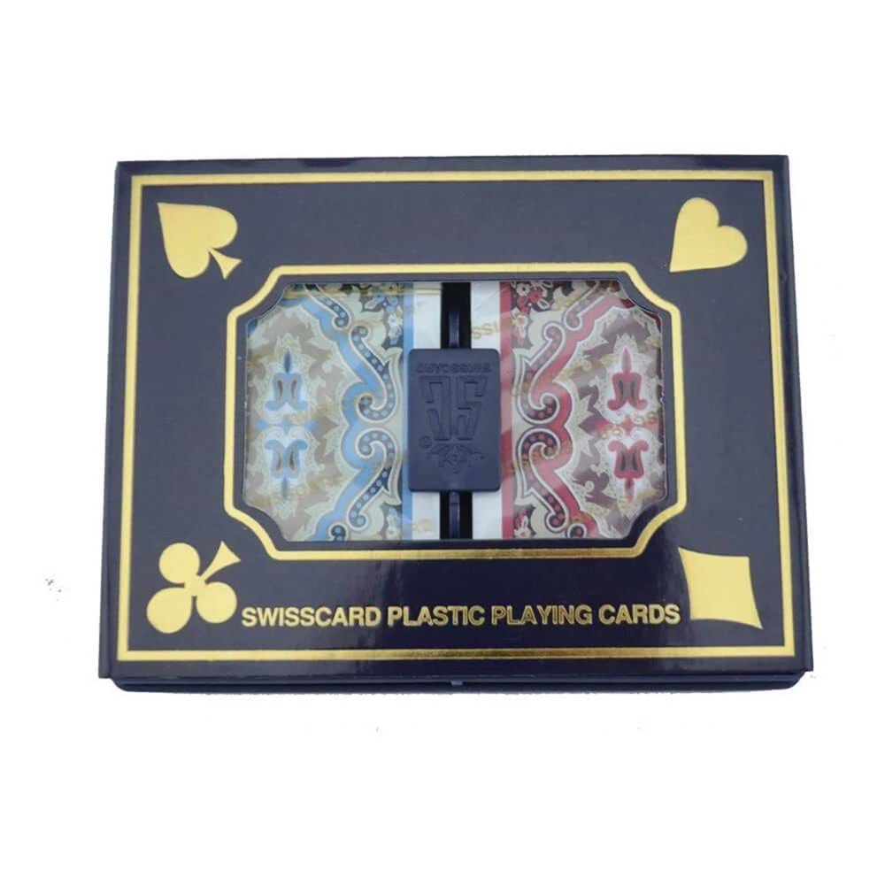 Euro Card Plastik Oyun Kağıdı 2 Deste
