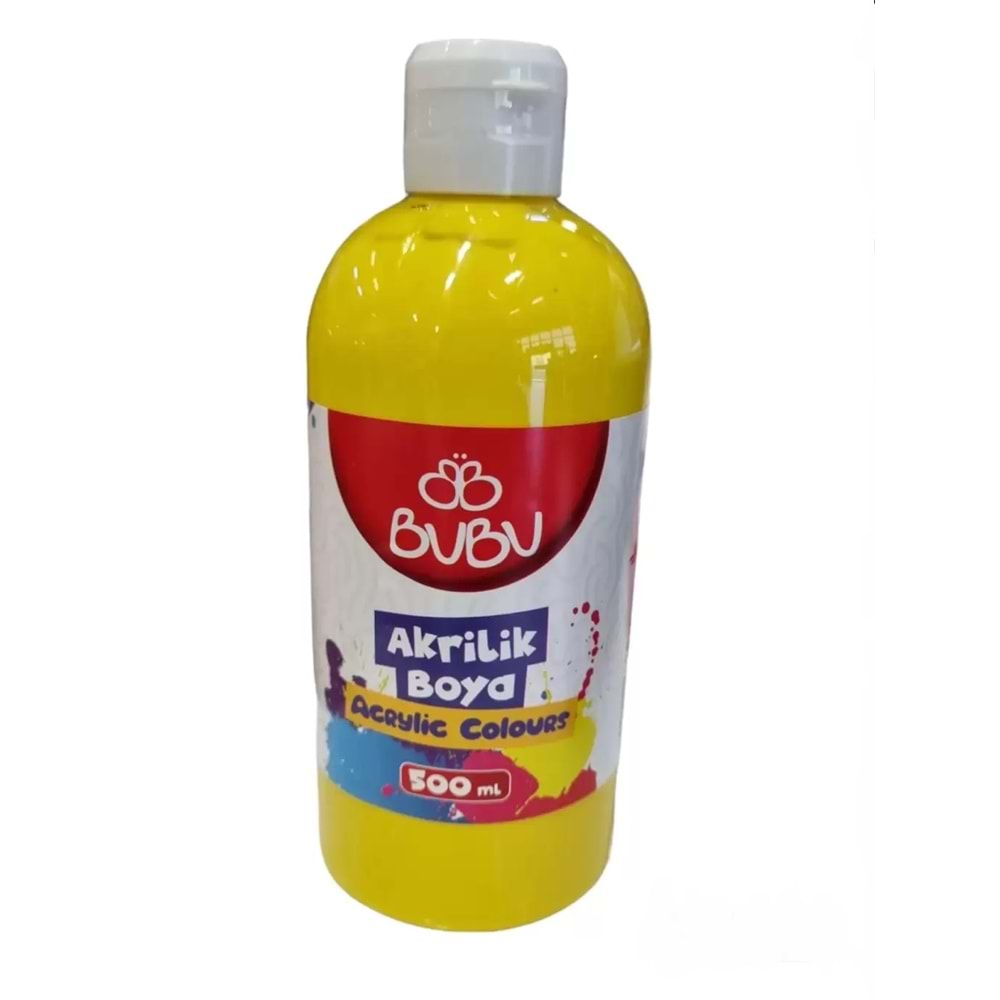 BU-BU AKRİLİK BOYA 500 GR. SARI