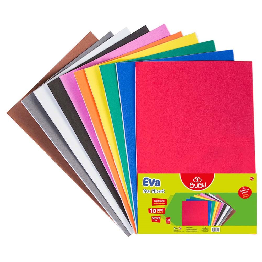 BU-BU EVA 50x70 YAPIŞKANLI 2 MM. KRŞ.10'LU