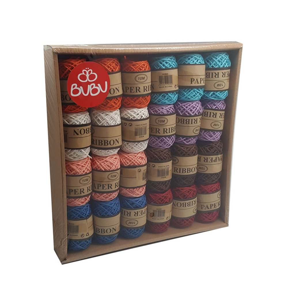 BU-BU Jüt İp Renkli 10mt