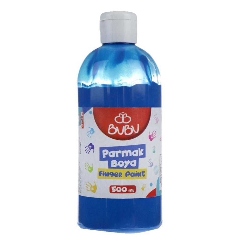 BU-BU PARMAK BOYA 500 GR. MAVİ