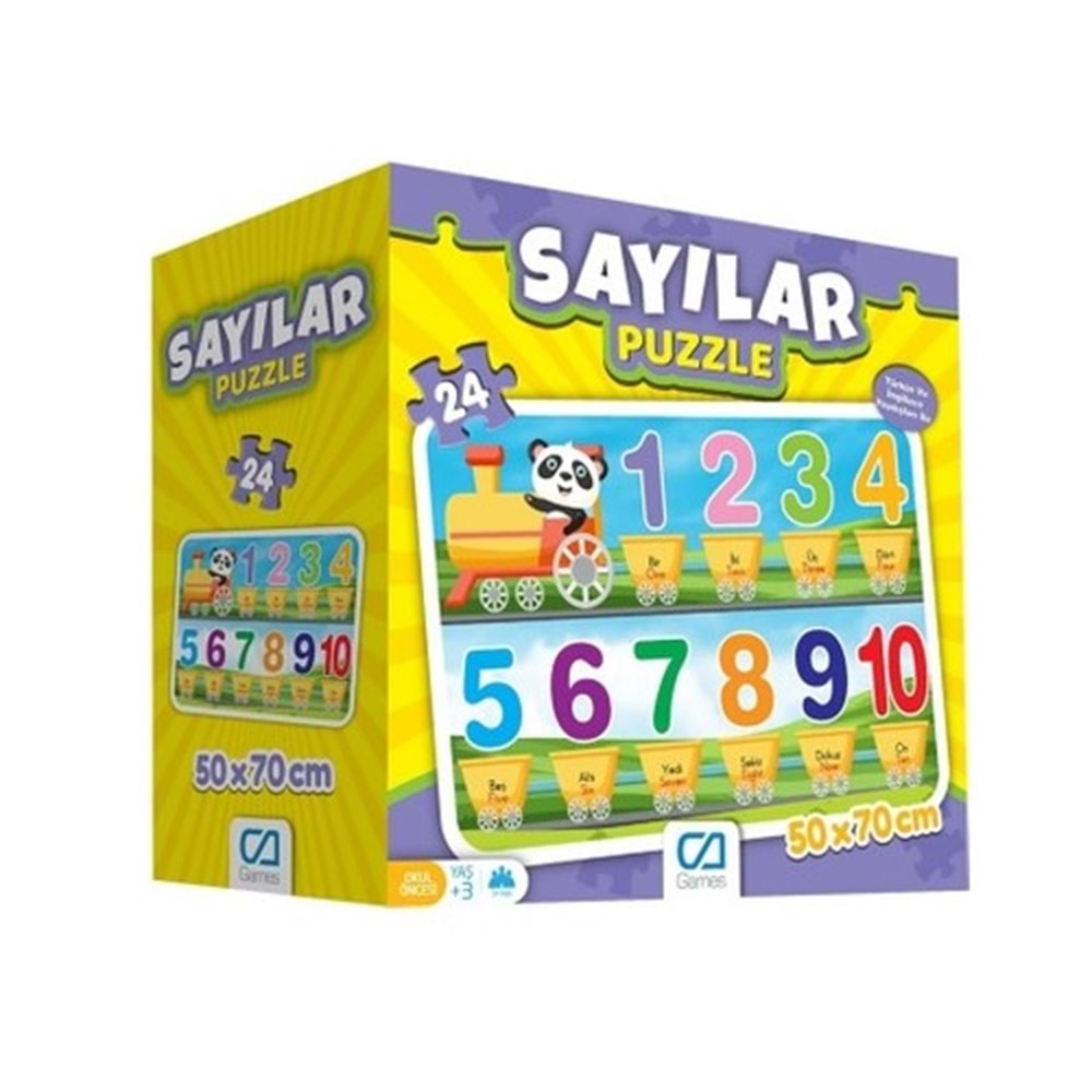 Puzzle 24 Parça 50*70cm Sayılar