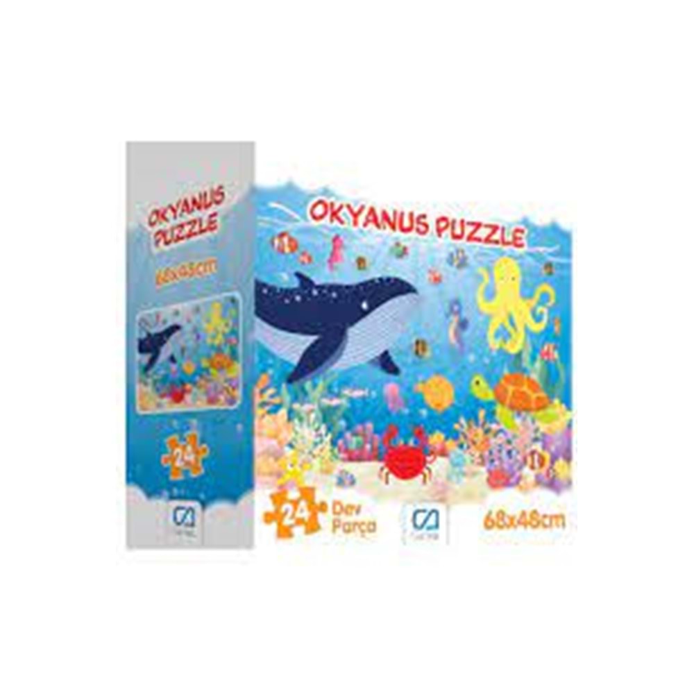Puzzle 24 Parça 48*68cm Okyanus