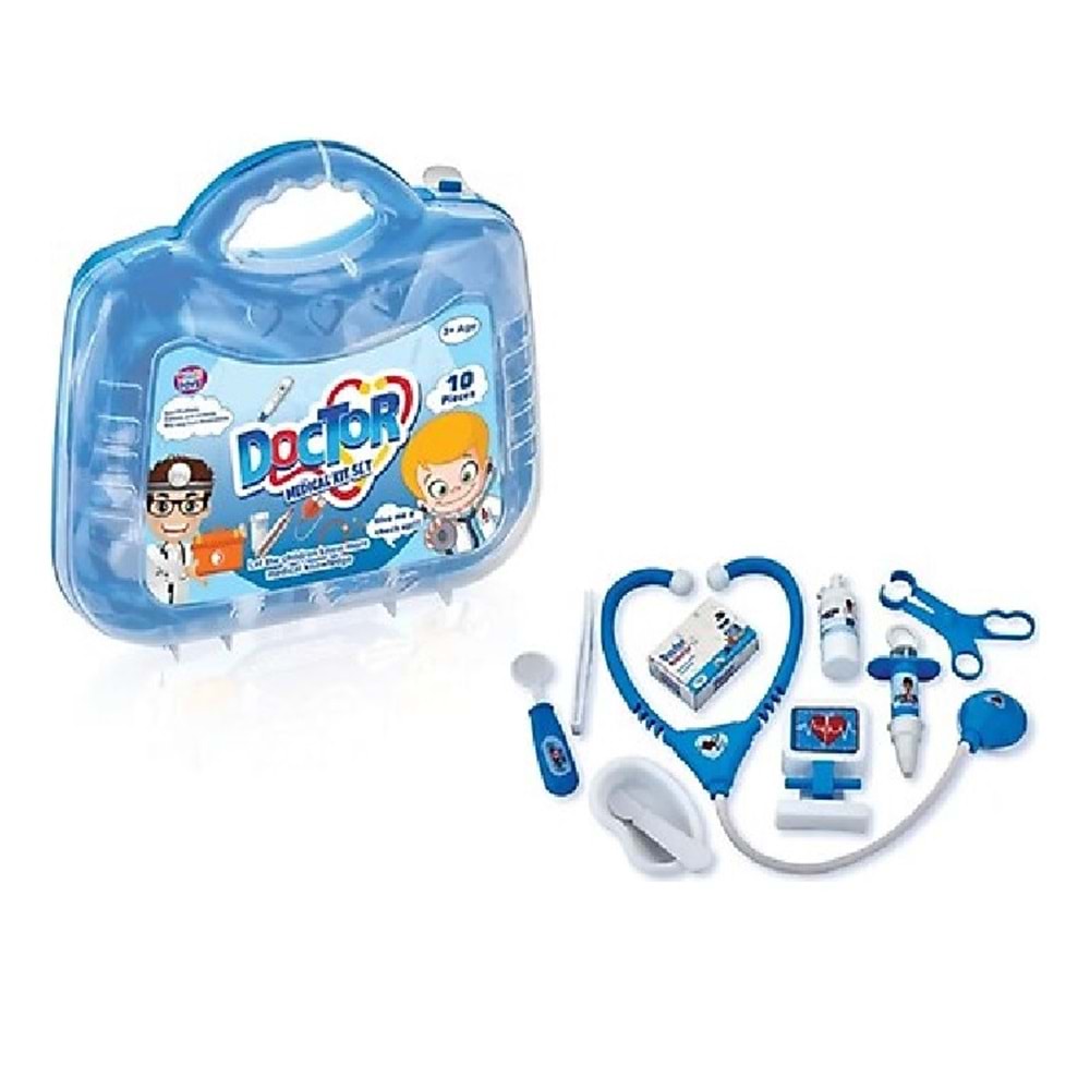 Doktor Set Çantalı Mavi Hobitoys