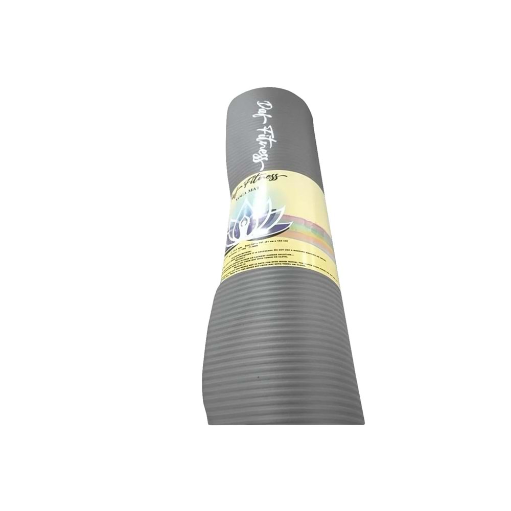 HarmonySpor Pilates Minderi NBR 10mm Gri