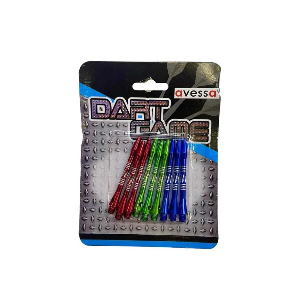 Dart Oku Shaftı Alüminyum Renkli 9lu Avessa