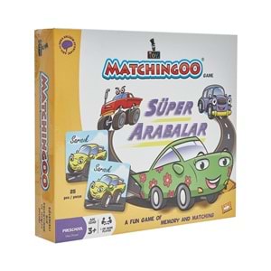 Matchingoo Memory Game Hafıza Oyunu Süper Arabalar