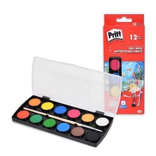 Pritt Sulu Boya 12li Küçük