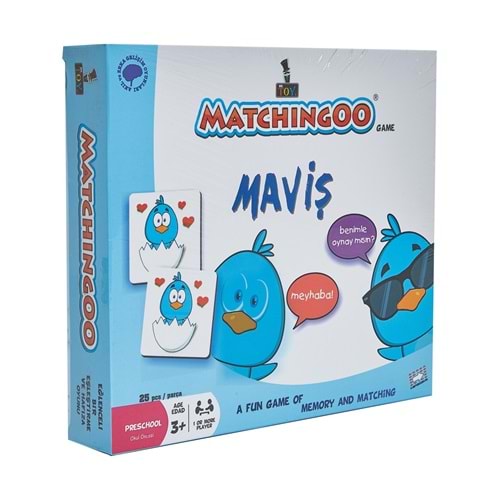 Matchingoo Memory Game Hafıza Oyunu Maviş