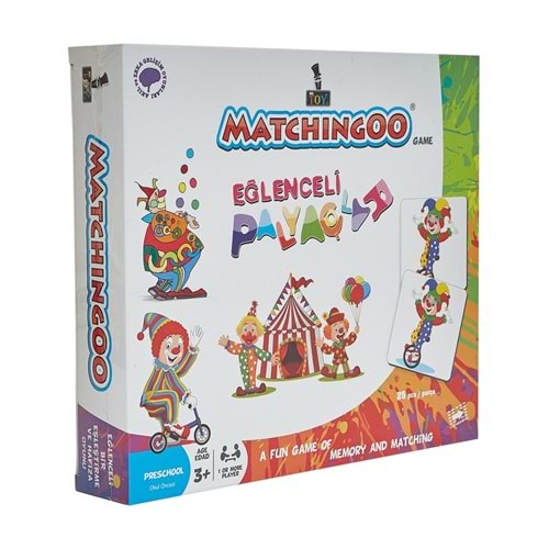 Matchingoo Memory Game Hafıza Oyunu Eğlenceli Palyaço