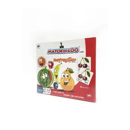 Matchingoo Memory Game Hafıza Oyunu Meyvegiller