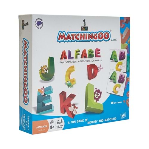 Matchingoo Memory Game Hafıza Oyunu Alfabe