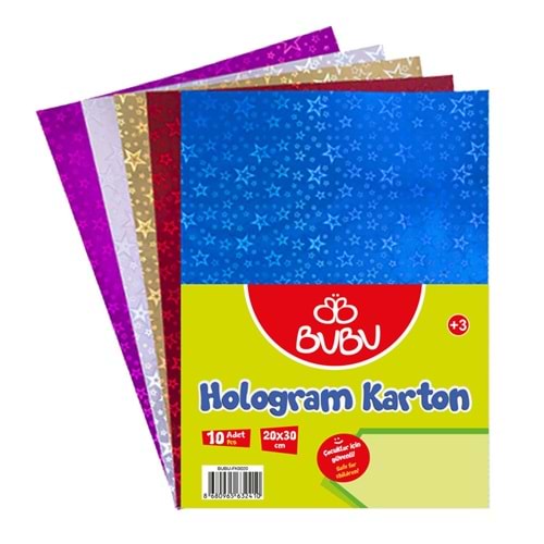 BU-BU HOLOGRAM KARTON 20x30cm 10lu