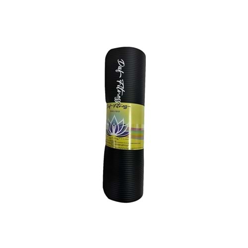 HarmonySpor Pilates Minderi NBR 10mm Siyah