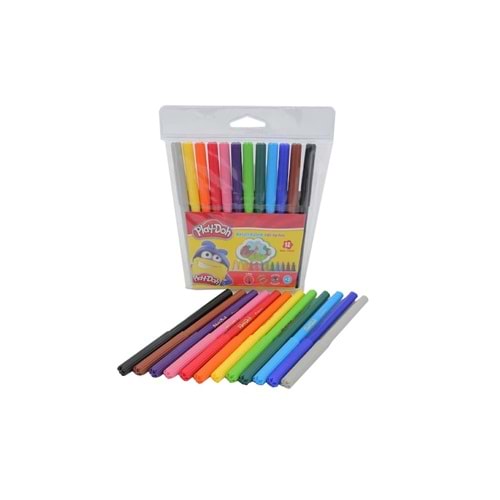 PLAY-DOH KEÇELİ KALEM 2 MM. 12 RENK (PVC)