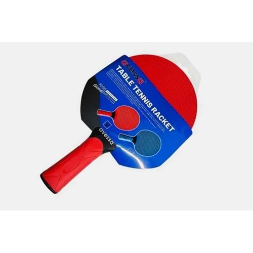 Masa Tenisi Raketi Plastik Avessa Kırmızı RAK-1200