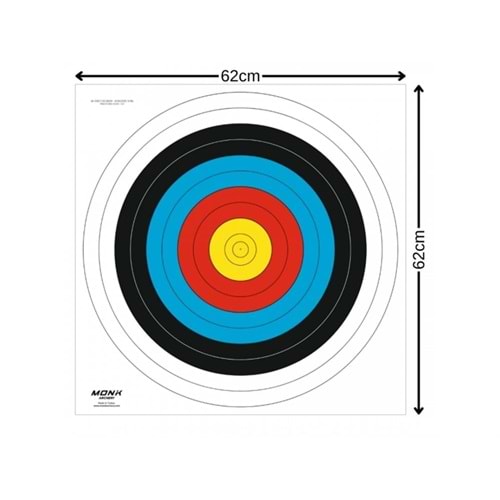Okçuluk Hedef Kağıdı 60cm 10 Halka