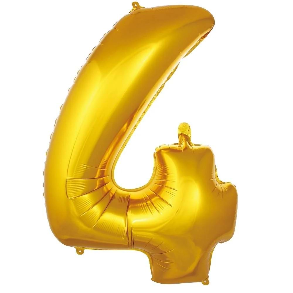 Folyo Balon 76cm Rakam Altın 
