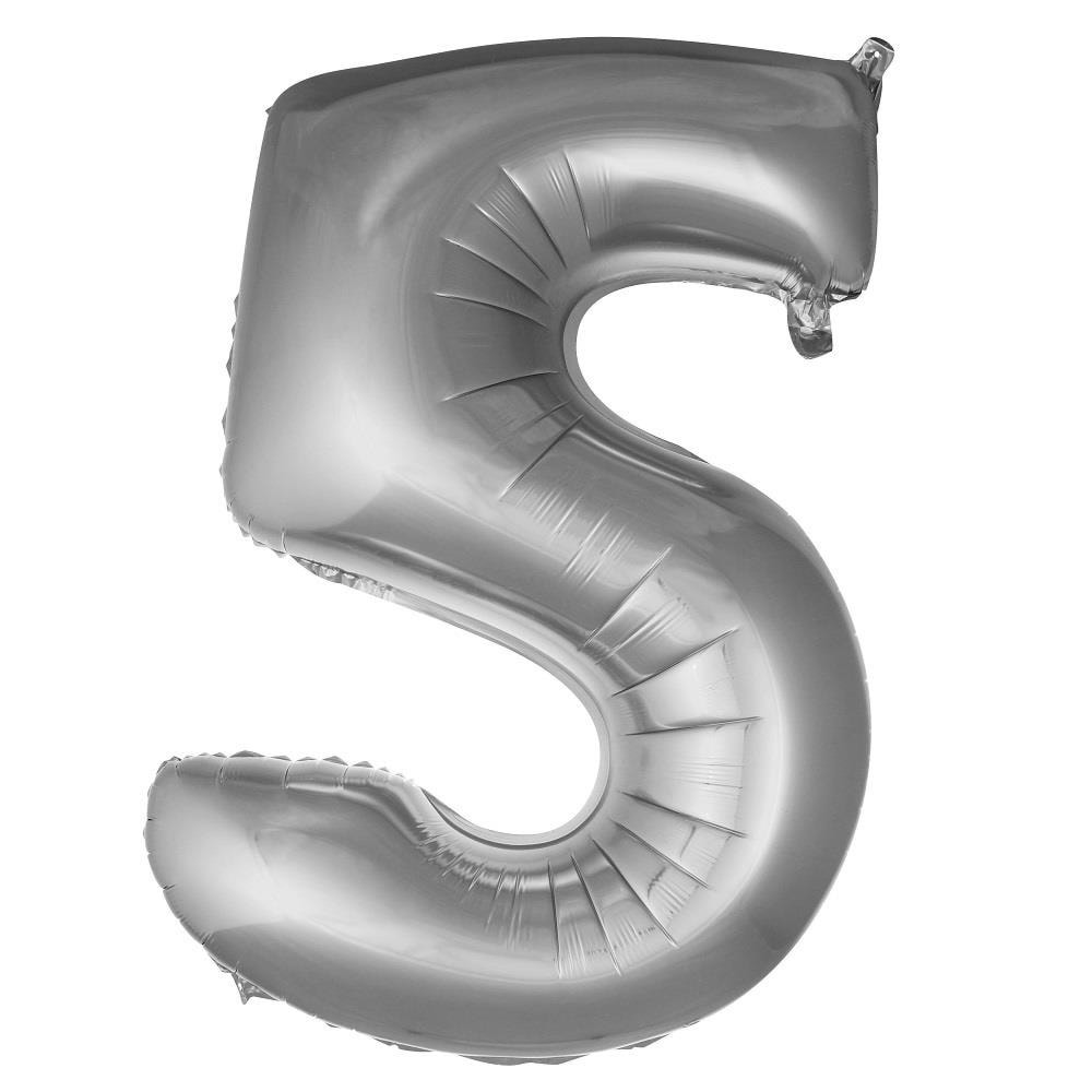 Folyo Balon 76cm Rakam Gümüş 