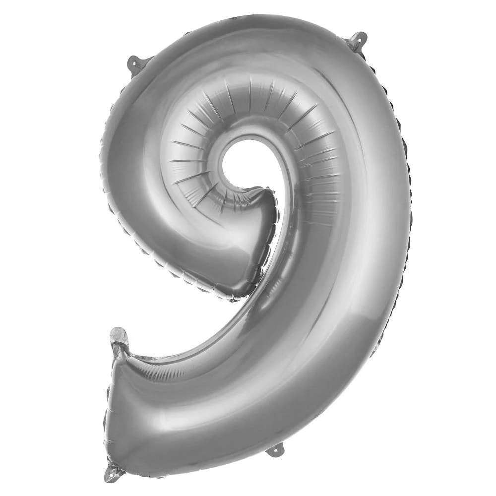 Folyo Balon 76cm Rakam Gümüş 