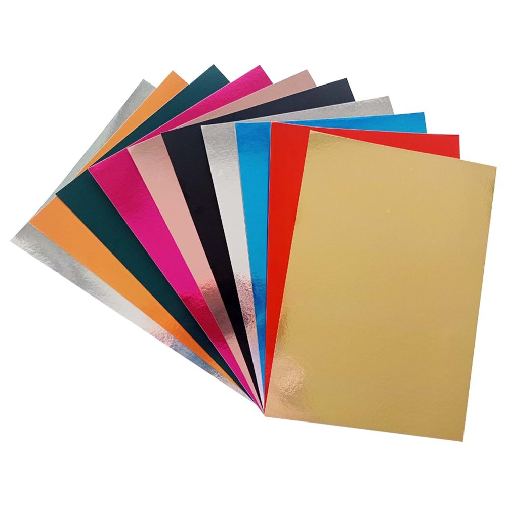 Fon Kartonu Kika Metalize 50*70 10lu Karışık