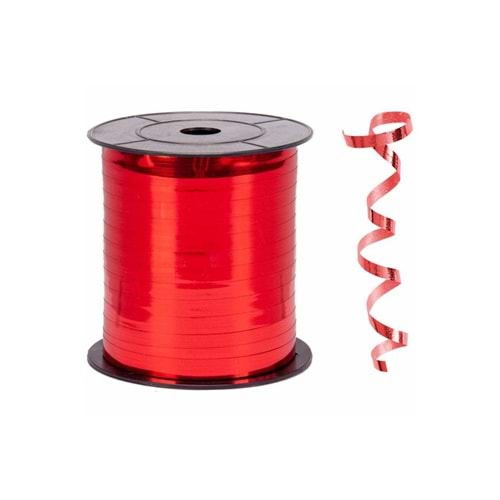 Rafya Metalik 8mm 200mt Kırmızı
