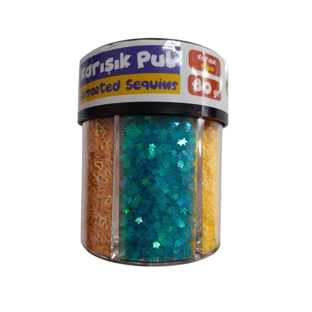 BU-BU Yıldızlı Kalpli Pul 80gr