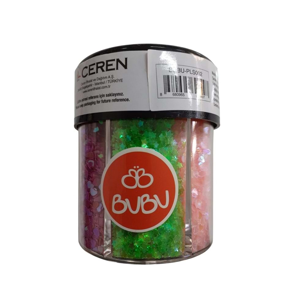 BU-BU Yıldızlı Kalpli Pul 80gr
