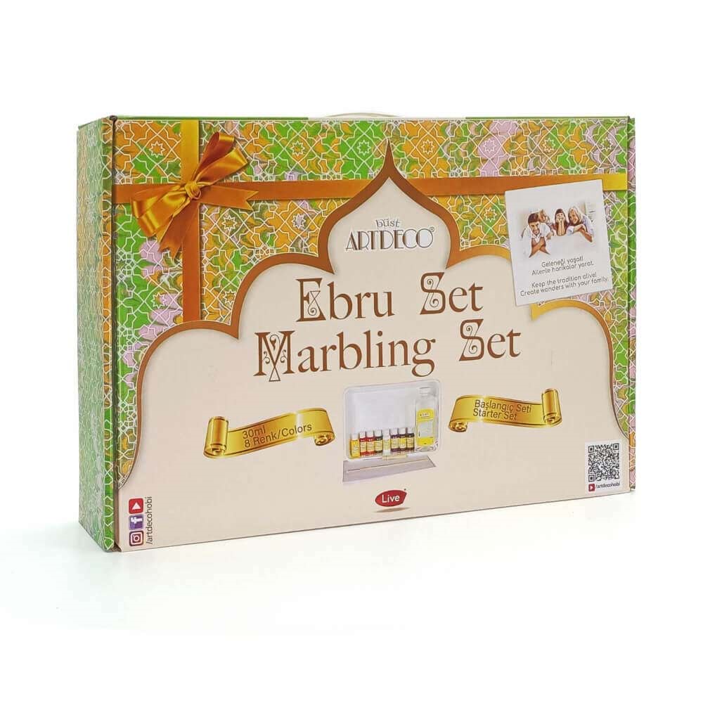 ARTDECO EBRU BAŞLANGIÇ SETİ 8 RENK