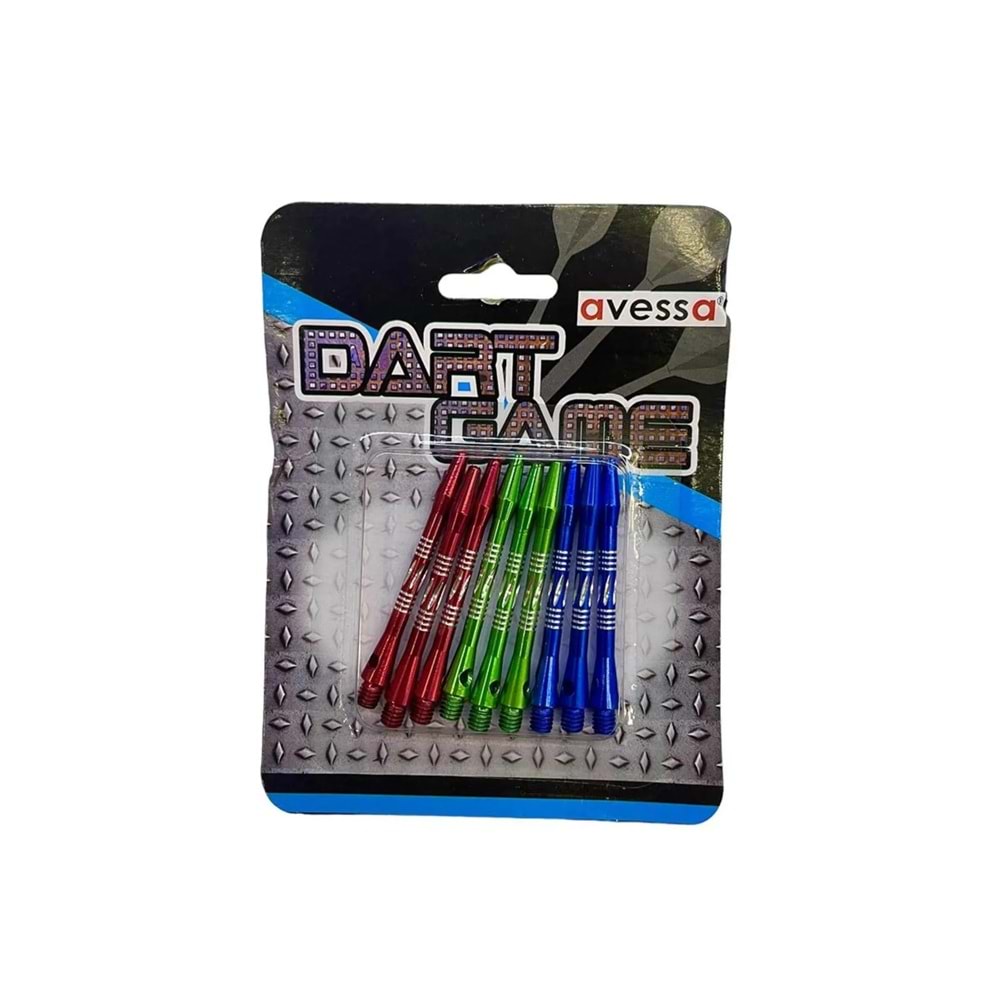 Dart Oku Shaftı Alüminyum Renkli 9lu Avessa